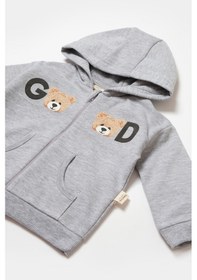 Resim Organik Kapüşonlu Ceket & Pantolon Takımı Csy8004 001 