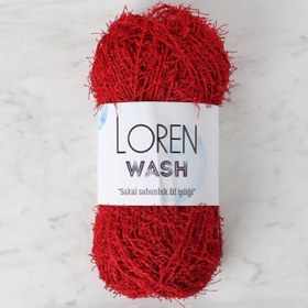 Resim Loren Wash Kırmızı El Örgü İpi - R003 - 34027 