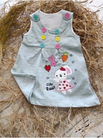 Resim EYKA BEBEK Kız Bebek Jil Elbise Askılı Tavşan 