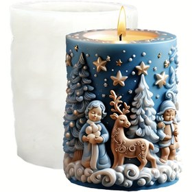 Resim Yüksek Kaliteli Yeniden Kullanılabilir Esnek Noel Ev Dekorasyonu ve Masaüstü El Sanatları Kalıpları 