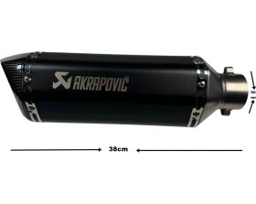 Resim Akrapovic Tüp Egsoz Susturuculu Siyah-karbon 6 Gen 