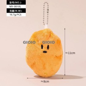 Resim Silver1 Yeni Yumurta Bebek Parti Peluş Oyuncaklar Çanta Çekicilik Bebek Bebek Pratik Bebek Anahtarlık (Yurt Dışından) 