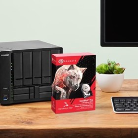 Resim Seagate IronWolf Pro, 12 TB, Kurumsal NAS Dahili Sabit Disk HDD - CMR 3,5”, SATA 6 Gb/sn, 7200 Devir/Dakika, 256 MB Önbellek, RAID Ağa Bağlı Depolama için, Rescue Hizmetleri (ST12000NT001) 