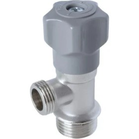 Resim Kalde Gri Volanlı Taharet Ara Musluğu - 5'li Paket - 3/8"-1/2" 