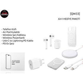 Resim Subzero Qw33 Iphone 14 Uyumlu 6 In 1 Aksesuar Seti 