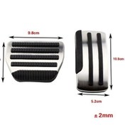 Resim Novahub Paslanmaz Çelik Araba Gaz Pedalı Nissan X-trail T31 Qashqai J10 Dualis Teana Pathfinder Altima Patrol Y62 Juke Acc At With Rest Pedal 