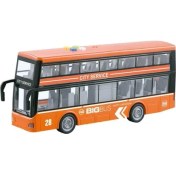Resim Dolunay Oyuncak WY912A-B Sesli ve Işıklı Çift Katlı Otobüs 1:16 -Vardem 