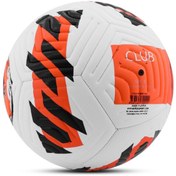 Resim Telvesse Futbol Topu Sert Zemin Halı Saha Futbol Topu Hibrit Neon Kırmızı No:5 