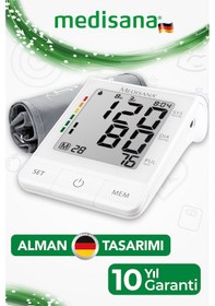 Resim Alman Tasarım Geniş Manşonlu Büyük Ekran Büyük Dijital Kol Tipi Tansiyon Aleti 10 Yıl Garantili 