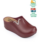 Resim Capone Outfitters Anatomik Yumuşak Konforlu Taban Dolgu Topuklu Anne Terlik 