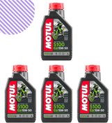 Resim Motul 5100 15w50 Motorsiklet Yağı 4 Litre 