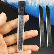 Resim 10/20 Adet 60° Açılı 9mm Keski Bıçakları - Sanat, DIY ve Paketleme için Hassas El İşi Bıçakları, Standart Saplar İçin Sağlam Yedek Bıçaklar 