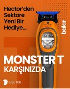 Resim Hector Monster T - Profesyonel Sıfırlama Ve Sakal Kesim Makinesi - Turuncu 