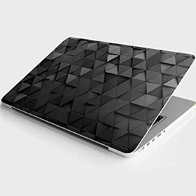 Resim Laptop Sticker Bilgisayar Notebook Pc Kaplama Etiketi Siyah Üçgen 