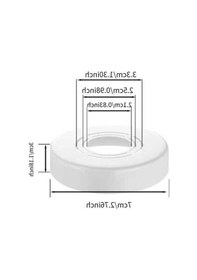 Resim Createtech Suntek Musluk Duş Aksesuarı Boru Bölmeli Dekor 7cmx3cm Vc 