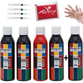 Resim Perfection Hp 2600, Hp 2620, Hp 2630 Yazıcı Uyumlu Kartuş Dolum Seti 5x100 Ml. 