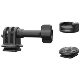 Resim Pgytech P-cg-141 Caplock Kamera Gopro / Insta360 / Djı İçin 1/4 Vida Dişli Hızlı Çıkarma Plakası Montaj Seti 