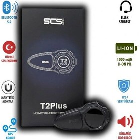 Resim Scs T2 Plus Bluetooth Ve Intercom Türkçe Seslendirme 