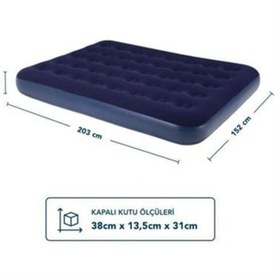 Resim OZCMAX Çift Kişilik Yumuşakk Şişme Yatak (ut) 