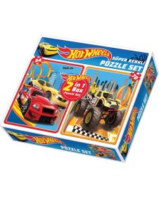 Resim Nessiworld 1535 Hot Wheels 2in1 Puzzle 