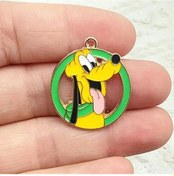 Resim Mınıso 10 Adet Anime Köpek Charm Takı - Dıy Kolye Bilezik Aksesuarı, Altın Kaplama Metal Gümüş Kaplama 