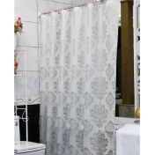 Resim Primanova Yankı Beyaz Banyo Duş Perdesi Tek Kanat 180X200 Peva 