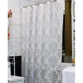 Resim Primanova Yankı Beyaz Banyo Duş Perdesi Tek Kanat 180X200 Peva 