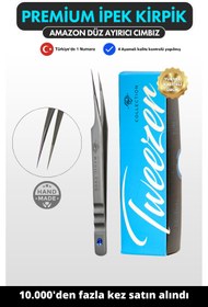 Resim Magic Lash Amazon Düz Ayırıcı Profesyonel Ipek Kirpik Cımbızı 