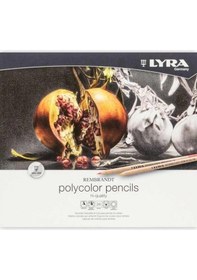 Resim Supertrend Rembrandt Polycolor Kuru Boya Kalemi Seti 24 Renk Metal Kutu Görsel Rengi 