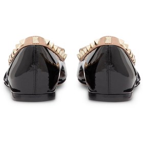 Resim Valentino Garavani Rockstud Balerin Düz Ayakkabı - 39 