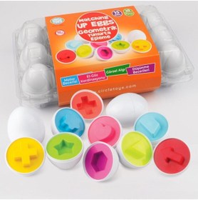 Resim Circle Toys Geometrik Yumurta Eşleme 15 Li 