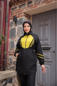 Resim MİMİ Luxury Wear Kadın Tesettür Eşofman Takımı, Alt-üst Takım Fermuarlı 