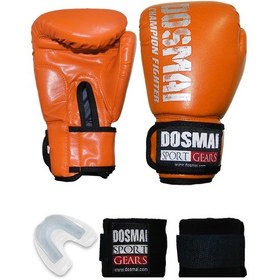 Resim Dosmai Esquize Boks Eldiveni Boks Dişlik Boks Bandaj Seti Turuncu 