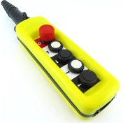 Resim Çift Hızlı 4 Butonlu Acil Stoplu Vinç Kumandası 