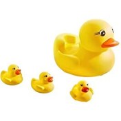 Resim Filede Sevimli Ördek Ailesi 