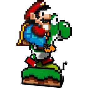 Resim LEGO® Super Mario™ Super Mario World™: Mario ve Yoshi 71438 - Yetişkinler için Sergilenebilir Koleksiyonluk Yapım Seti (1215 Parça) 