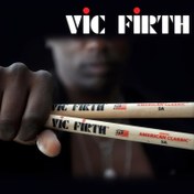 Resim 2 adet Vic First 5A Davul Çubukları - Profesyonel Sınıf, Vuruş için Hassas Dokunuş, "AMERİKAN KLASSİK" ve "VIC FIRST" Baskısı, Rahat Tutuş Tasarımı, Caz, Bas ve Daha Fazlası için Davul Çubukları, Davul Aksesuarları 