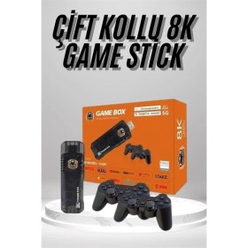 Resim Fantastik Store 8k Ultra Hd Game Box 36500 Oyunlu Game Stick Oyun Konsolu 