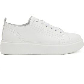 Resim Network Beyaz Kadın Deri Sneaker 