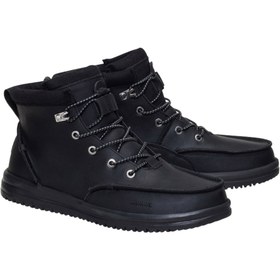 Resim HEY DUDE Bradley Classic Tumbled Erkek Siyah Bağcıklı Bot 