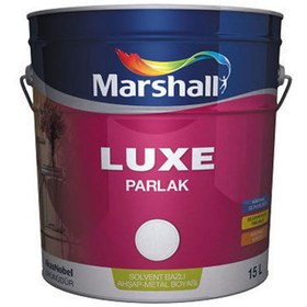 Resim Marshall Siyah 2,5 Litre Luxe Parlak Sentetik Yağlı Metal Boyası (MARSHALL.5598931) 