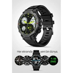 Resim Piranha 9924 Akıllı Saat / Sesli Görüşme / 1.52" Ekran / Uyku Izleme / Titreşim / Kalp Ritm Ölçme /adımsayar 