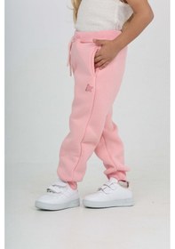 Resim Toontoy Kız Çocuk Kabaran Yıldız Baskılı Eşofman Alt Pembe 