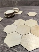 Resim Bezusoff 50x57 Mm Bej Dekoratif Petek Karosu 366512740 