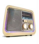 Resim teknotrust Ahşap Klasik Radyo, Usb, Bluetooth, 3 Bant, Nostaljik, Şık Tasarım 