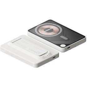 Resim Momax IP131HKW Power X Pro+Magnetic Wireless 5000 mAh Standlı + USB-C Kablo Powerbank Beyaz 