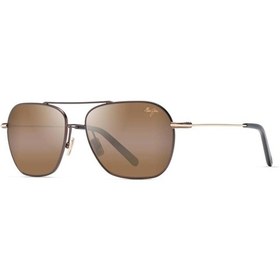 Resim Maui Jim 0886s 003-01 55-16 Unisex Güneş Gözlüğü Altın 