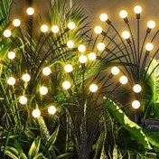 Resim Güneş Enerjili LED Bahçe Işıklandırmaları: 10-Light Set Dış Mekân Dekoru için - Çim, Yollar ve Düğün Dekoru için Mükemmel 