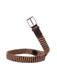 Resim Pierre Cardin Multi Renk Örgü Erkek Kemer En 3,5 Cm Pc-1745 Kahverengi - Vizon 
