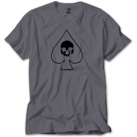 Resim MotöRTead Ace Of Spades Maça Gri Tişört Gri 